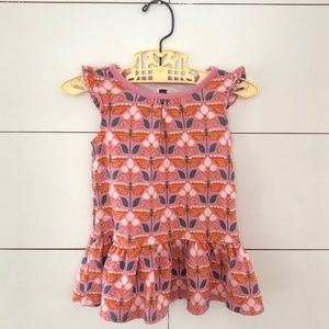 Tea Collection Flutter Sleeve Dress (6-12 month)